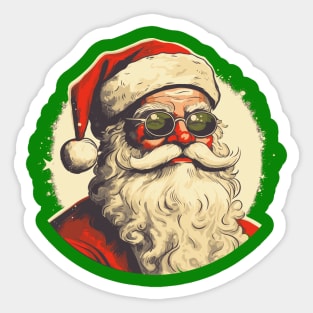 Groovy Santa Claus Sticker